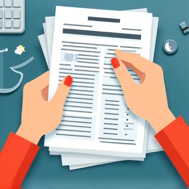 Icono de persona con documentos y calculadora, simbolizando la regularización de ingresos.